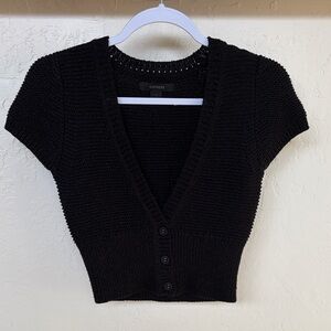 Vintage Express Metallic Knit Cardigan